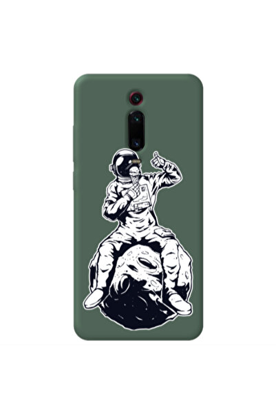 Other Xiaomi Mi 9T Pro ice cream in space Dark Green Colored Silicone TPU Θήκη