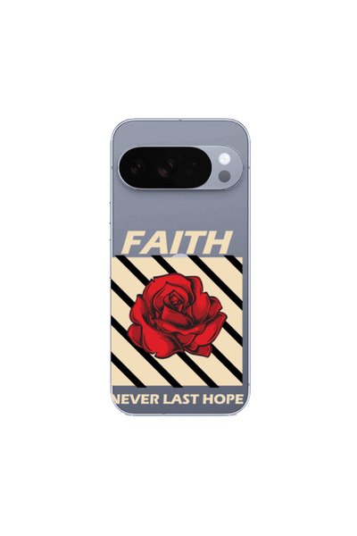 Other Google Pixel 10 Pro Faith Never Last Hope Transparent Silicone TPU Θήκη