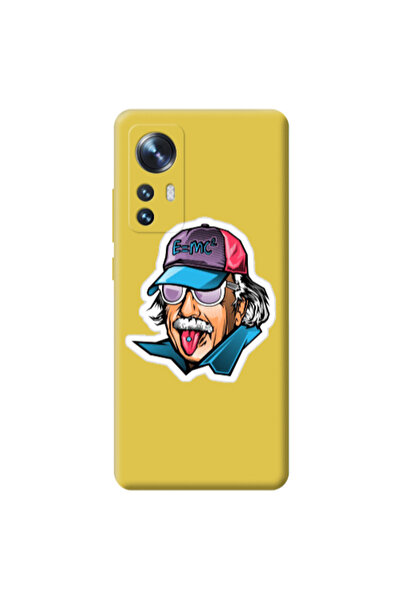 Other Xiaomi Mi 12 Einstein Yellow Colored Silicone TPU Θήκη