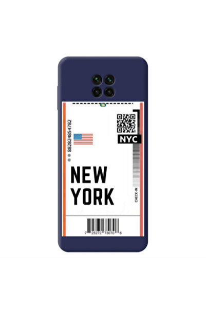 Other Xiaomi Redmi Note 9 Pro New York NYC Dark blue Colored Silicone TPU Θήκη