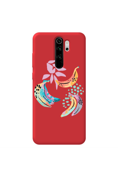 Other Xiaomi Redmi Note 8 Pro Banana Red Colored Silicone TPU Θήκη