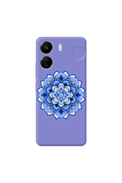 Other Xiaomi Redmi 13C Manadala D9 Purple Colored Silicone TPU Θήκη