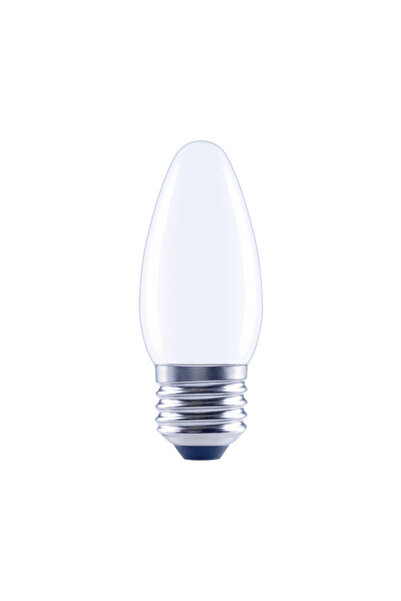 OEM Bec LED variabil Flair E27 4W 470 lumeni, glob mat lumânare, lumină caldă