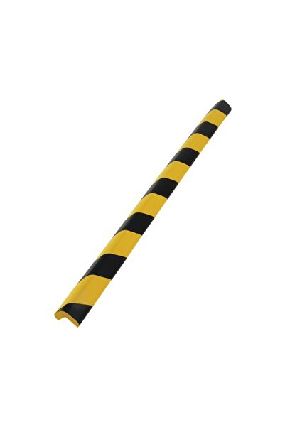 OEM Bandă protecție colțuri perete CAR-BOY 900x55x48x18 mm, negru/galben