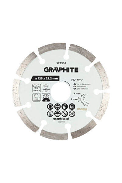 OEM Disc diamantat Graphite 125x22,2mm, Ø125mm