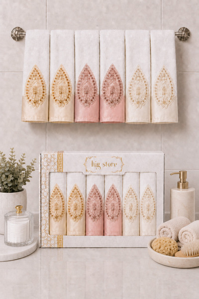 Hig Store French Laced Embroidered Gift Dowry Box for Bride and Groom, Boxed ...