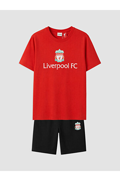 LC Waikiki Liverpool printed boys' shorts set
