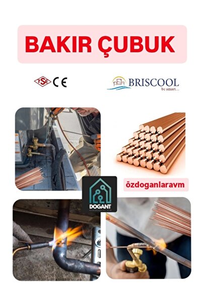 dogant özdoğanlar avm Bakır Boru Kaynak Bakır Lehim Teli 1 kg 36 Adet 50 cm