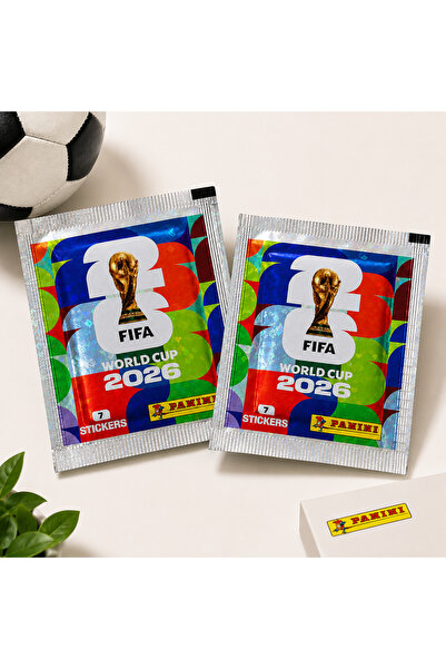 Panini FIFA World Cup 2026 Çıkartma Kartı 2'li Paket (14 Sticker)
