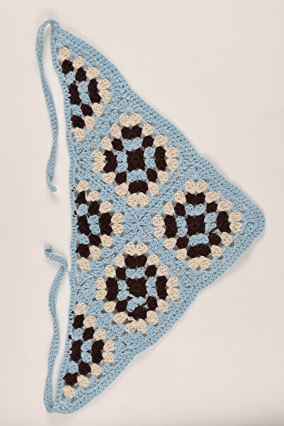 MyVera Handmade Knitted Summer Perforated Knitwear Hair Bandana