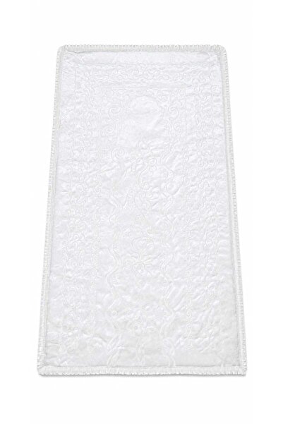 çeyizköşesi Cream Velvet Dowry Bridal Set Prayer Rug