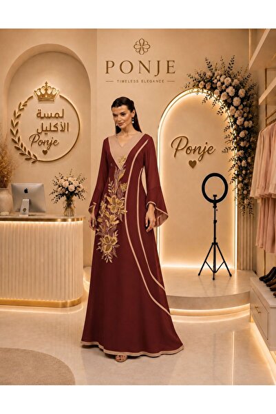genric Luxurious Deep Navy Blue Jalabiya