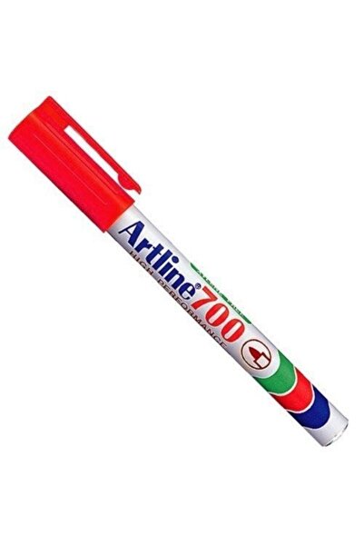 artline Μαρκαδόρος No700 Ανεξίτηλο Κόκκινο με Λεπτή Στρογγυλή Μύτη (04-1-73-060)