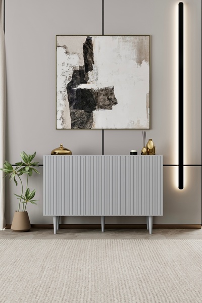 moldesan Capella MDF 3 Kapaklı Konsol 120 cm