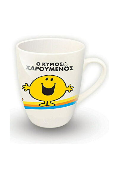 Other CHartini Poli Mr Happy Κεραμική Λευκή Κούπα Κωδικός: BZ.XP.RP.00202