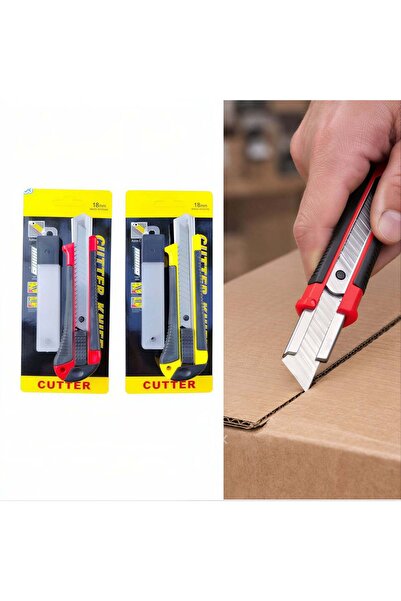 CASA JOY Cutter de 18 mm cu lamă retractabilă și blocare automată, 24/set, mâ...