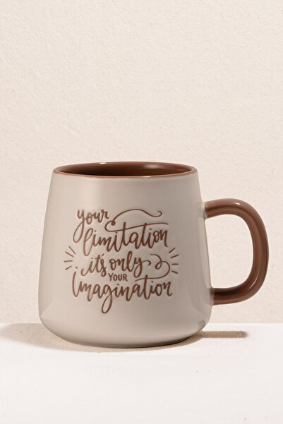 Paşabahçe Imagination Ceramic Mug Tile, Stylish Design
