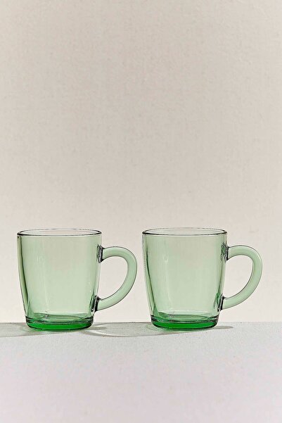 Paşabahçe Green Aware Mug 340 Cc Set of 2, Stylish Design