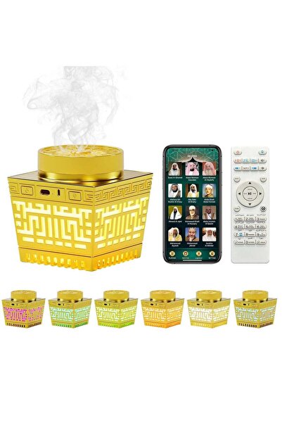 ELTRAZONE Quran Speaker & Mini Incense Burner Bakhoor – Bluetooth Speaker wit...