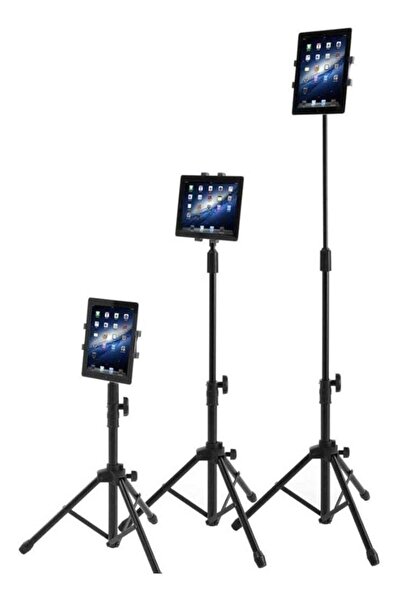 ELTRAZONE iPad Tripod Stand – Height Adjustable Foldable Floor Cradle Mount f...