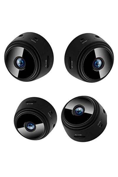 ELTRAZONE 4-Pack WiFi Mini Magnetic A9 Wireless Security Cameras – Full HD 10...