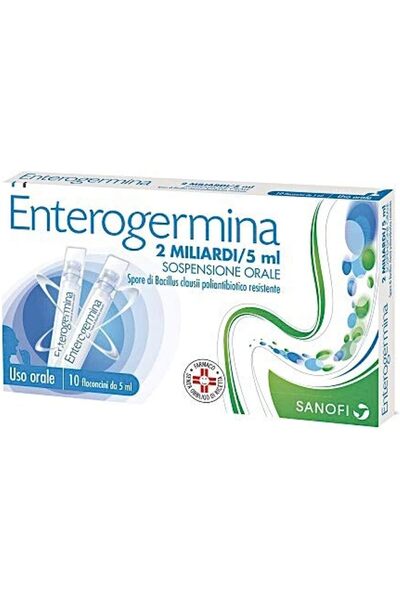 Enterogermina 2 مليار (10 قوارير)