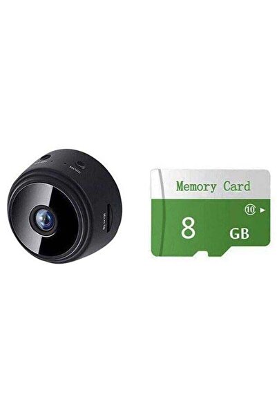 ELTRAZONE A9 Smart Mini WiFi HD Hidden IP Camera with Memory Card – Compact W...