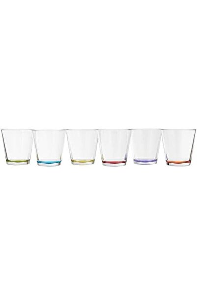 Yıldızan Hera Colored Base 6-Piece Soft Drink Glass Set 931845