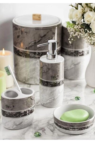 Yıldızan Tua Shop Garnsey Gray Liquid Soap Dispenser 1022020