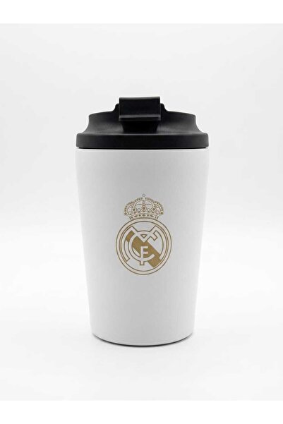 Mcf Real Madrid Thermal Mug (Preserves Heat and Cold) Featuring the Golden Re...