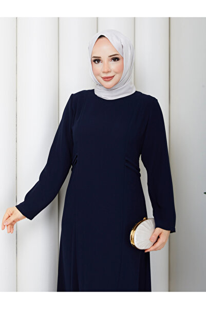 SERRA MODA فستان حجاب من قماش سوزانا لورا مع إكسسوارات عند الخصر