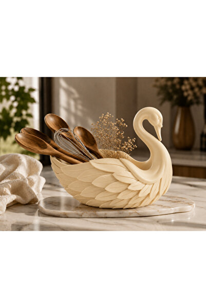farist Swan Decorative Bowl – Multi-Purpose Decorative Organizer – 3D Pla Pla...
