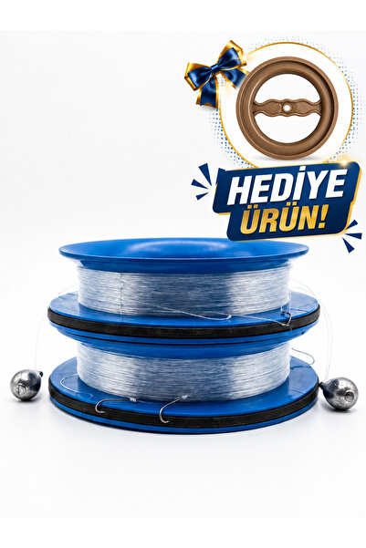tacklegear Kasnaklı 3 İğneli Kurşunlu 20 GR Dip Oltası 2 Adet - Sazan El Olta...