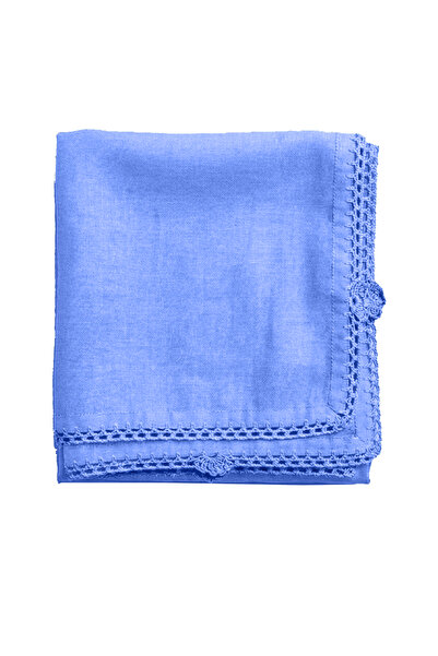 SDD Premium Bawal Hijab with Delicate Crochet Details