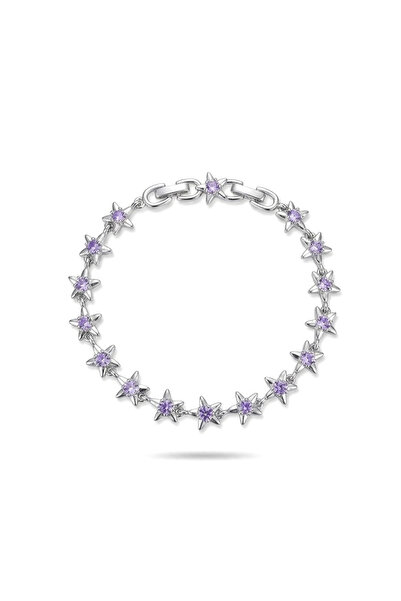 h&b design jewel Steel Lilac Star Bracelet