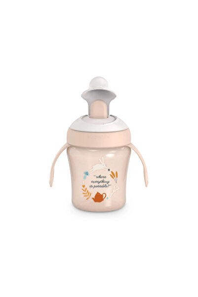 Suavinex Cana de învățare anti-scurgere 200 ml - roz | Wonderland
