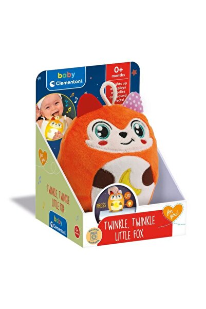 Baby Clementoni Βρεφικό Παιχνίδι Αλεπουδάκι  "Twinkle Twinkle " με Φως και Ήχ...