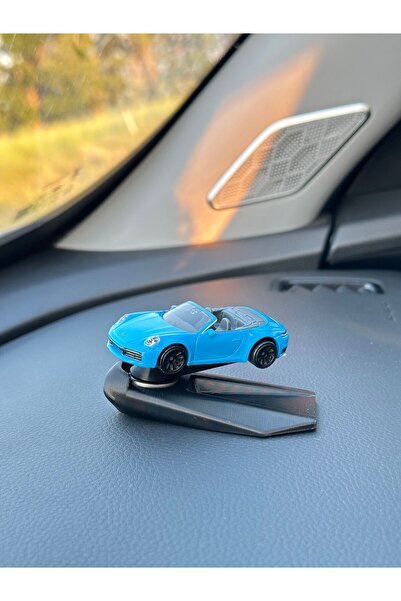 arteo3d Porsche 911 Mavi Metal Araç Torpido Drifter Seti Torpido Süsü
