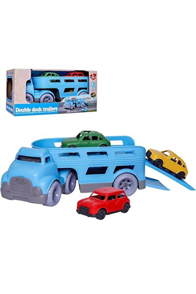 Velaris Set remorcă cu 3 mașini, albastru, plastic, 3 ani