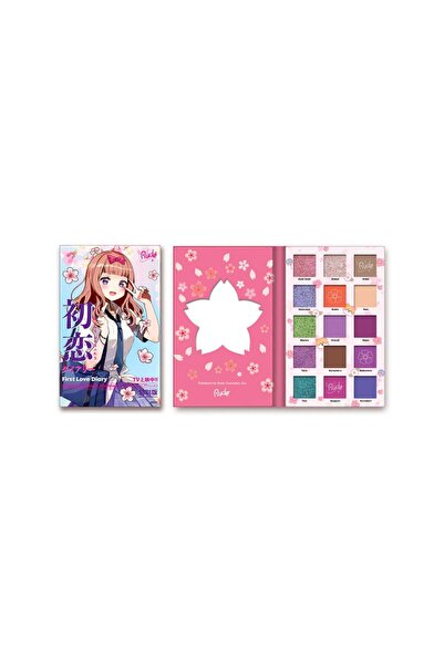 RUDE cosmetics Paletă de farduri de pleoape cu pigmenți presați, Jurnalul Pri...