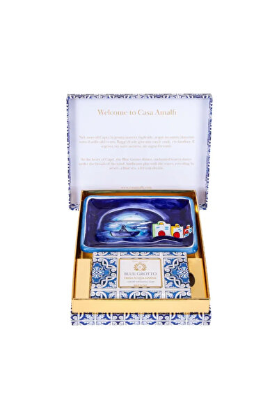 Casa Amalfi Set cadou cu săpun artizanal și suport de săpun ceramic, Casa Ama...