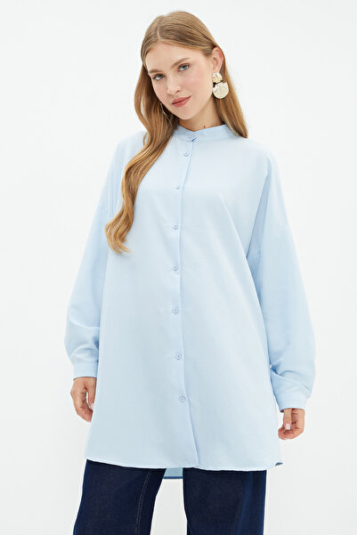 Fulla Moda Fullamodest Basic High Collar Shirt