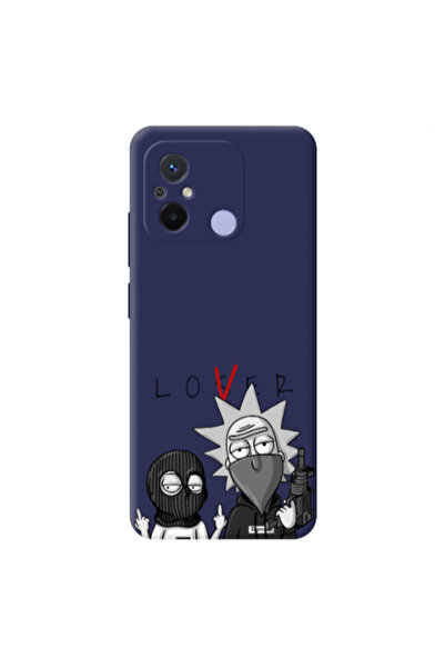 Other Xiaomi Redmi 12C Rick Loser Dark blue Colored Silicone TPU Θήκη