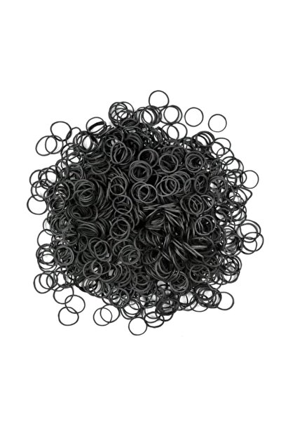 OEM Set elastice mici, cauciuc, 300 bucati, Negru