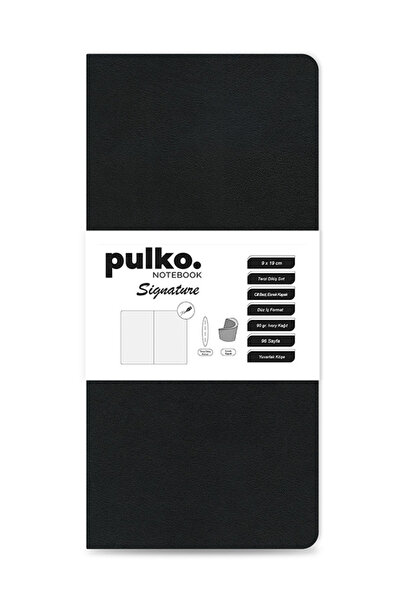 PULKO Notebook Signature Notepad, Tailor Stitching, 90Gr. Ivory, Plain, (0750...