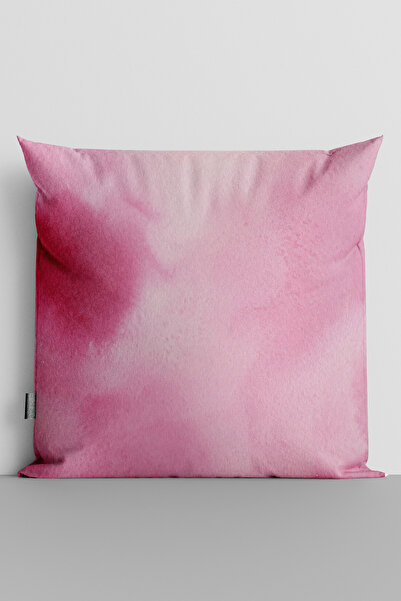 TicaretJet Watercolor Themed Double Sided Digital Printed Throw Pillow Cover ...