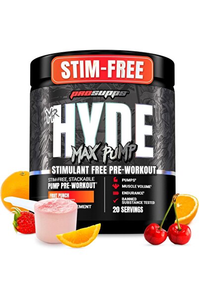 ProSupps مسحوق ماكس بامب من مستر هايد قبل التمرين - مكمل غذائي خالٍ من المنشّ...