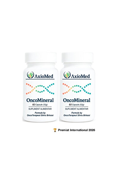 AxioMed OncoMineral, supliment alimentar cu minerale, 2 x 60 capsule (120 cap...