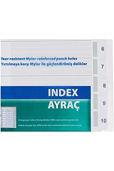Yıldızan متجر إم إس إيه، كرتون أيراك 1-10 أرقام A4، شفاف 931845