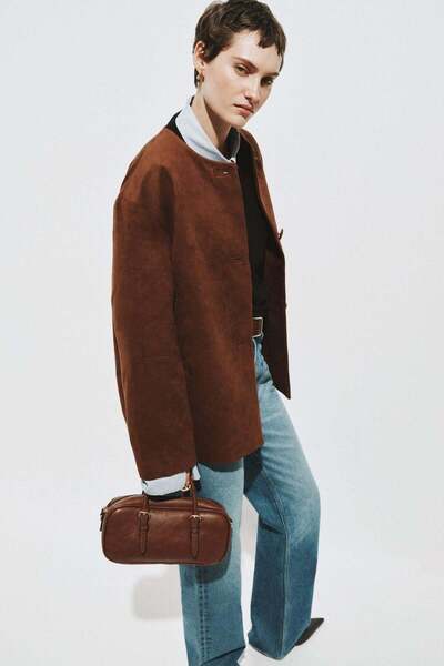 H&M Collarless jacket